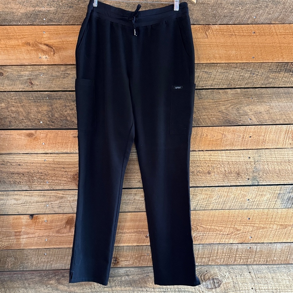 Spirit Scrubs Black Pants Size M in EUC